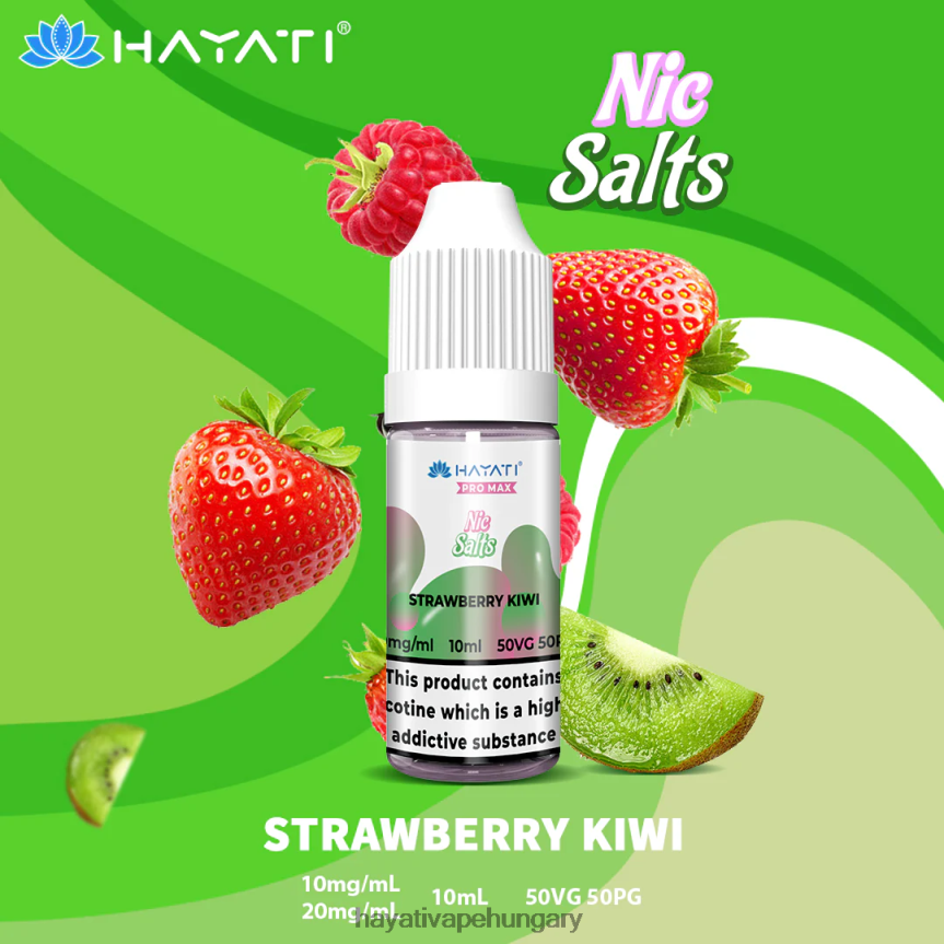 Hayati Pro Max nikkel-sók epres kivi P2LLJ4253 - Hayati Vape Hungary