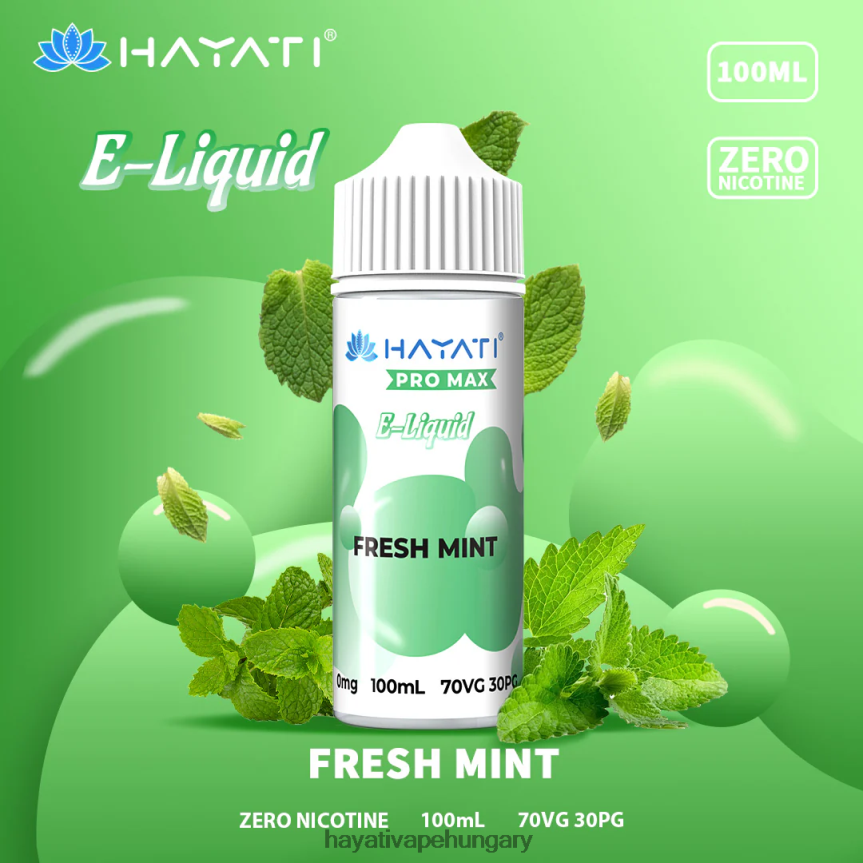 Hayati Pro Max nikkel-sók friss menta P2LLJ4255 - Hayati Flavour List