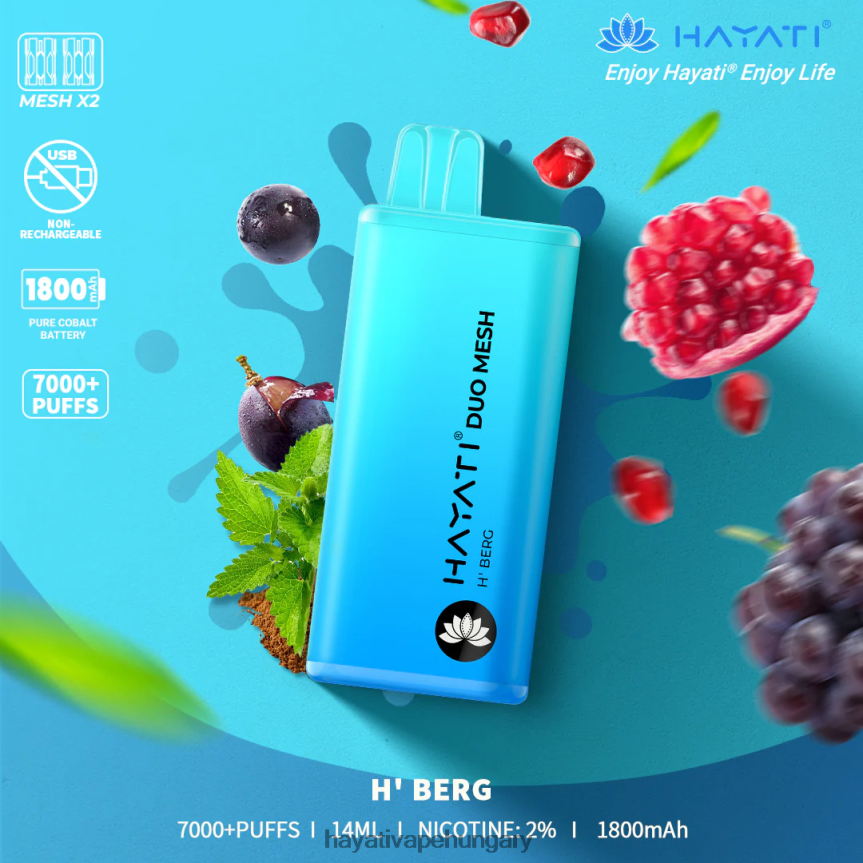 Hayati Duo Mesh egyszer használatos h' berg P2LLJ4171 - Hayati Hungary Budapeste