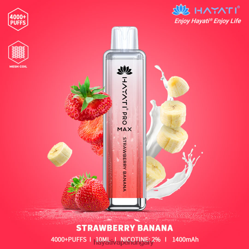 Hayati Pro Max egyszer használatos eper banán P2LLJ4139 - Hayati Store Hungary