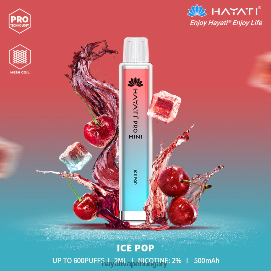 Hayati Pro Mini egyszer használatos jégpofa P2LLJ418 - Hayati Vapes Wholesale
