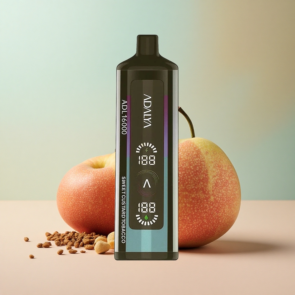 Adalya ADL 16000 PRO Édes Krém Dohány Digitális Kijelzős USB-C