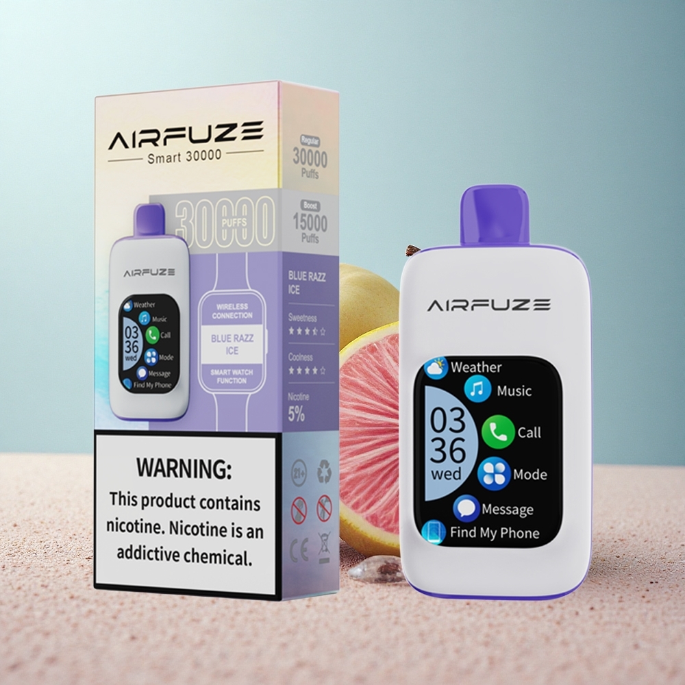 AirFuze Smart 30000 Kék Málna Jég 5% nikotin 900mAh
