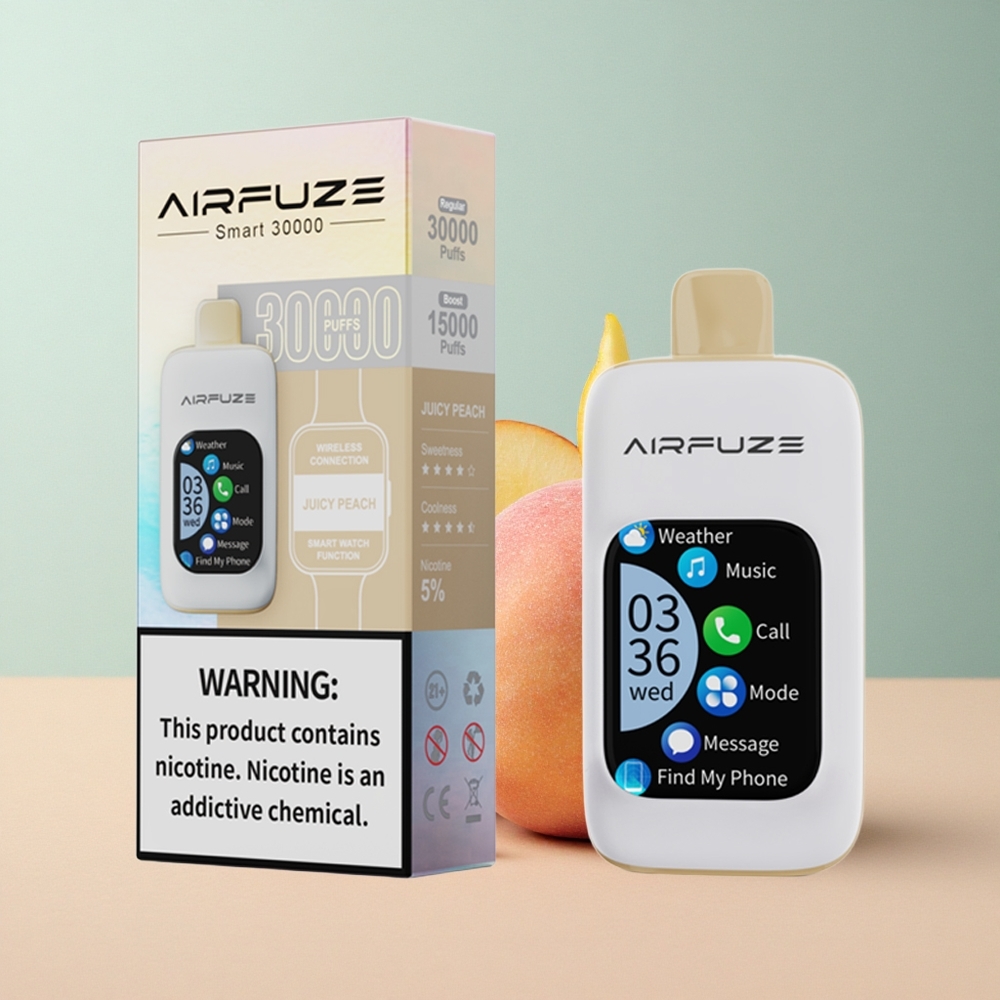 AirFuze Smart 30000 Lédús Őszibarack 5% nikotin 900mAh