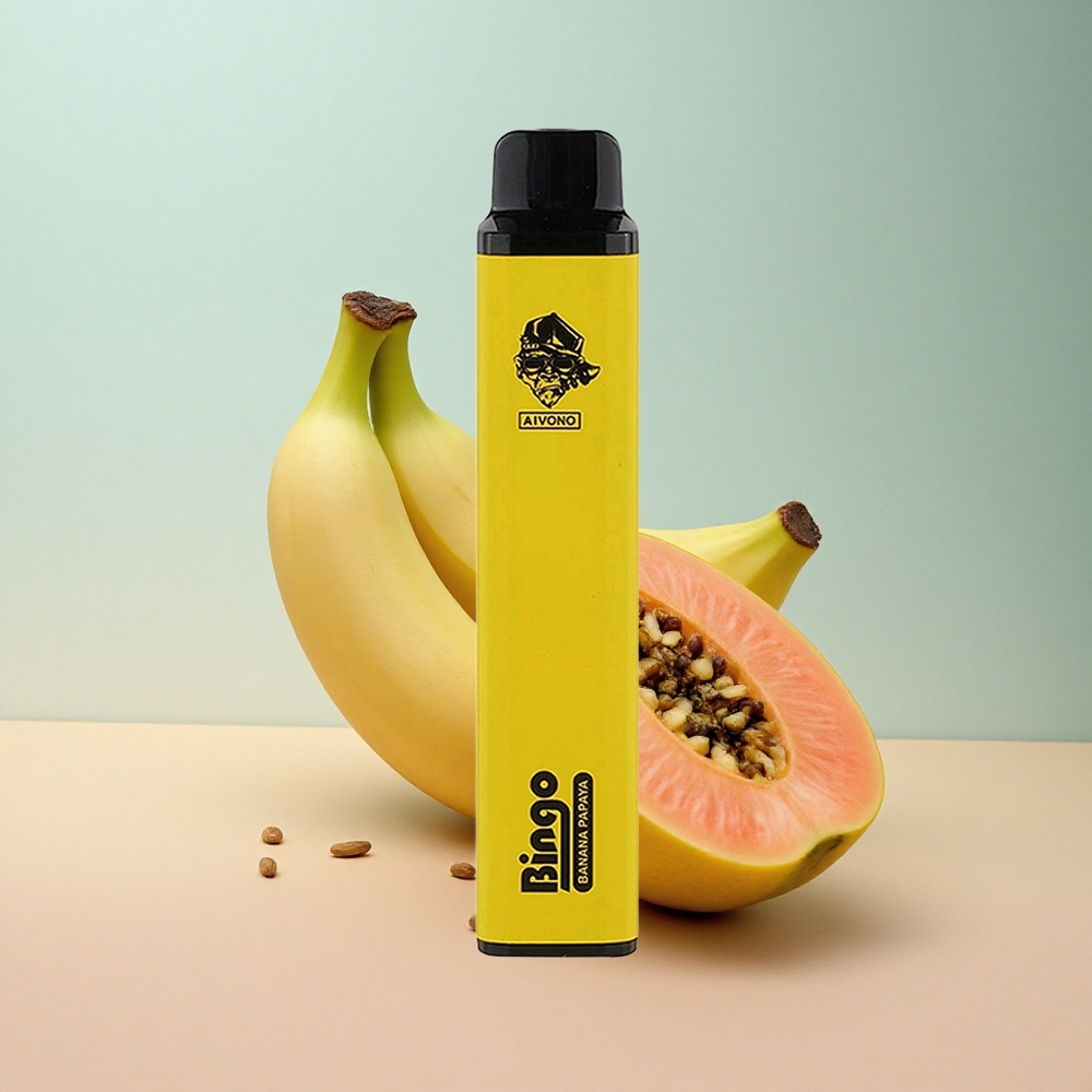 Aivono Aim Bingo 4000 Banána Papaya 1000mAh 10mL 5% nikotin
