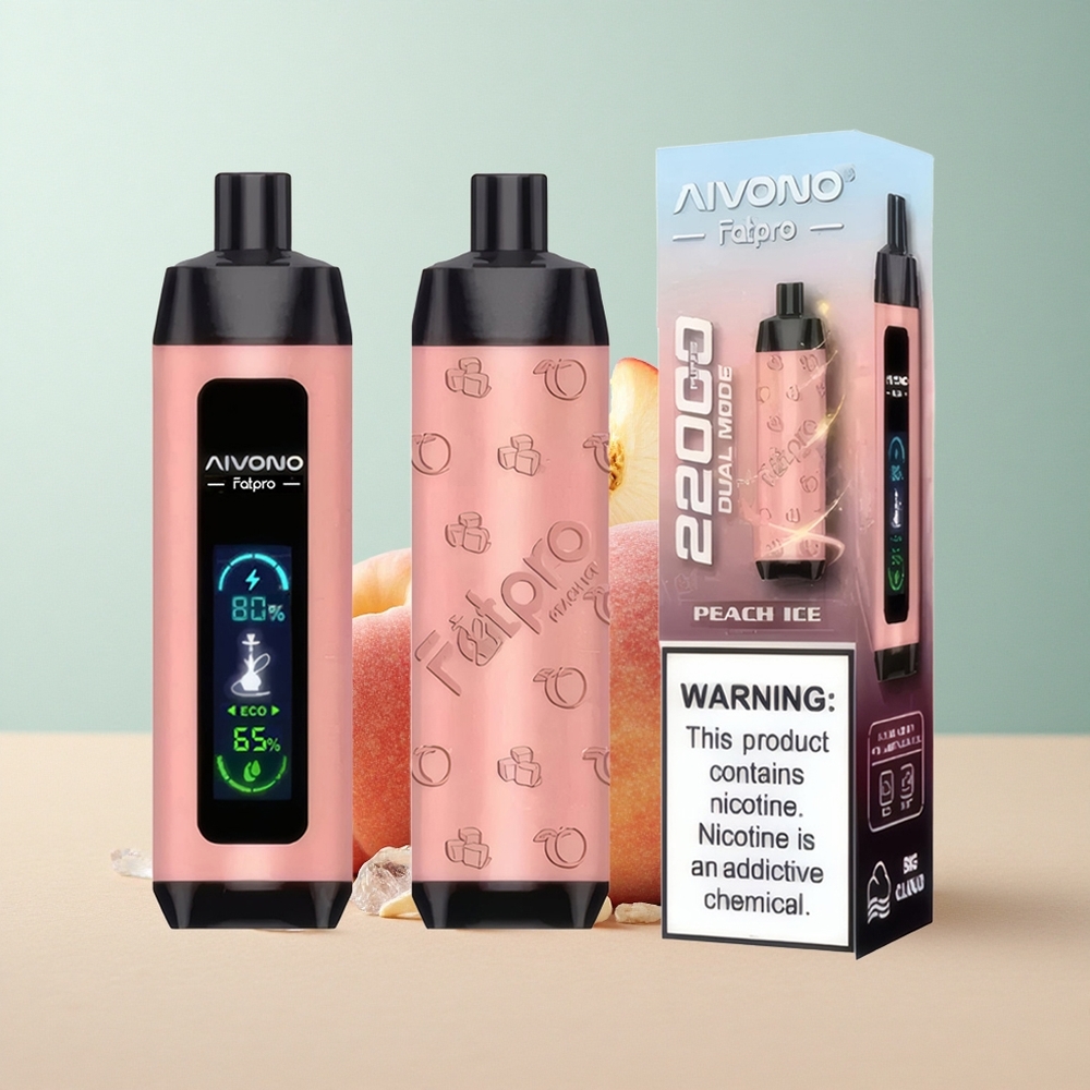 Aivono Aim Fatpro 22000 Barackjég 5% nikotin 600mAh