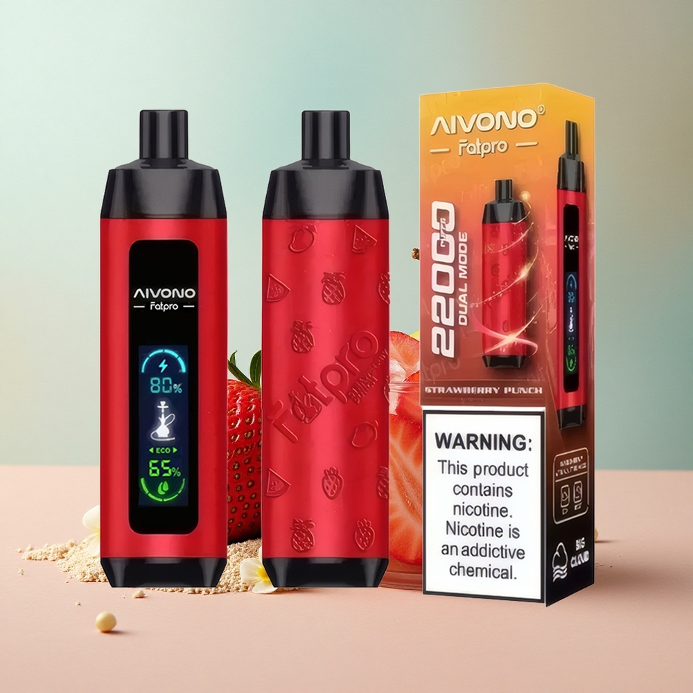 Aivono Aim Fatpro 22000 Eper Pörög 5% Nikotin 600mAh