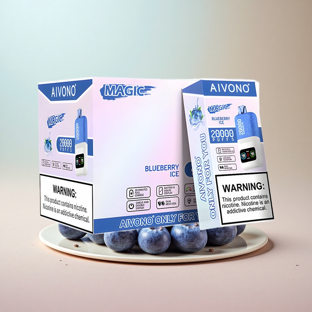 Aivono Aim Magic 20000 Áfonya Jég 5% Nicotine 600mAh Kettős Mesh