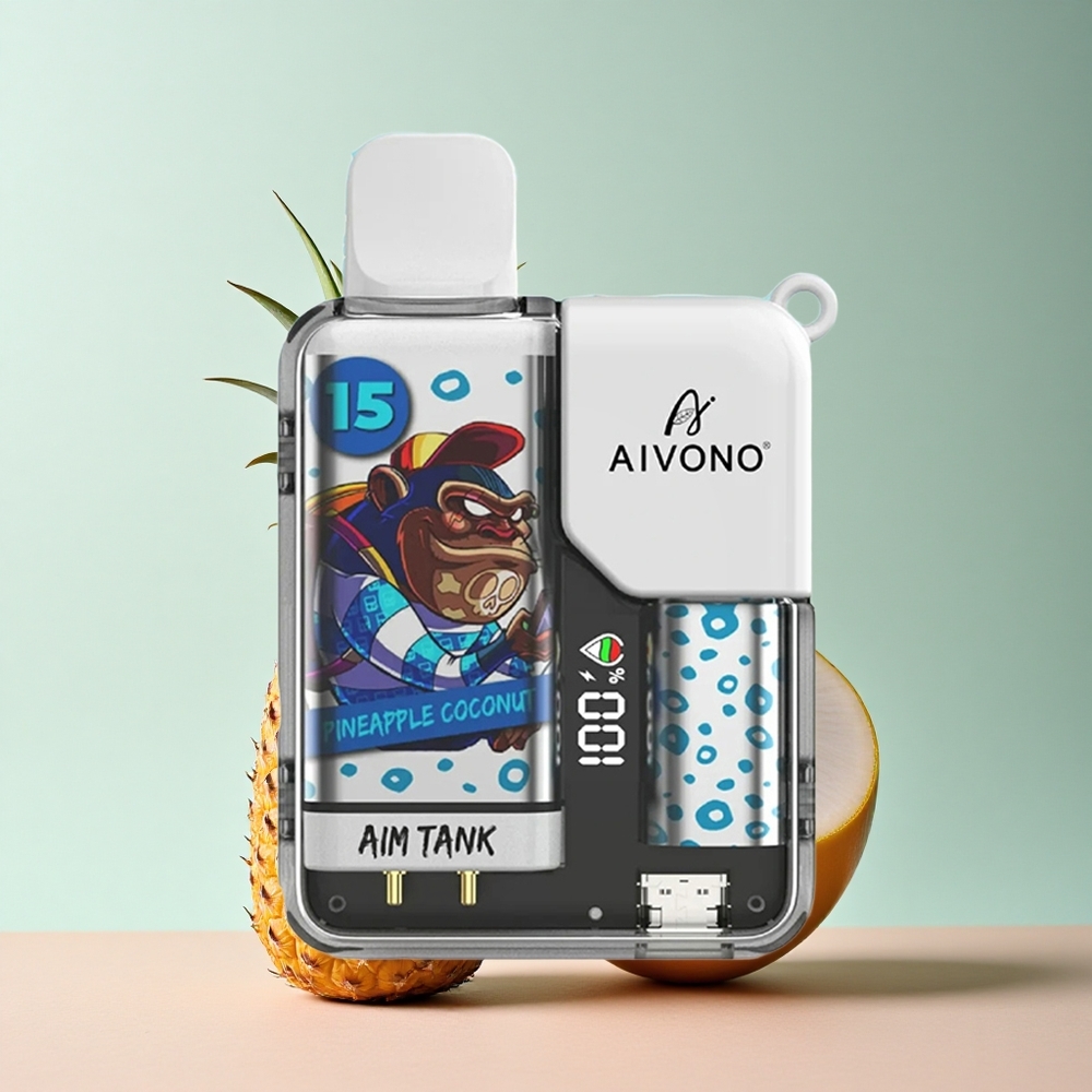 Aivono Aim Tank 9500 Ananász Kókusz 650mAh 5% nikotin