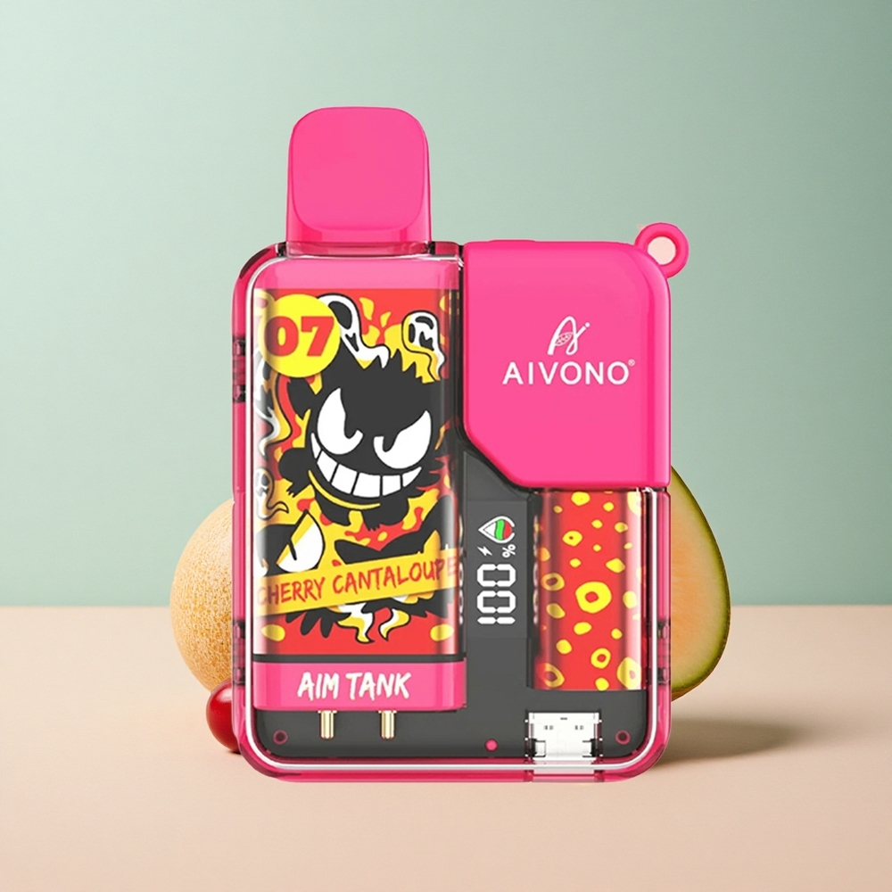 Aivono Aim Tank 9500 Cseresznye Sárgadinnye 650mAh 18ml Nikotin