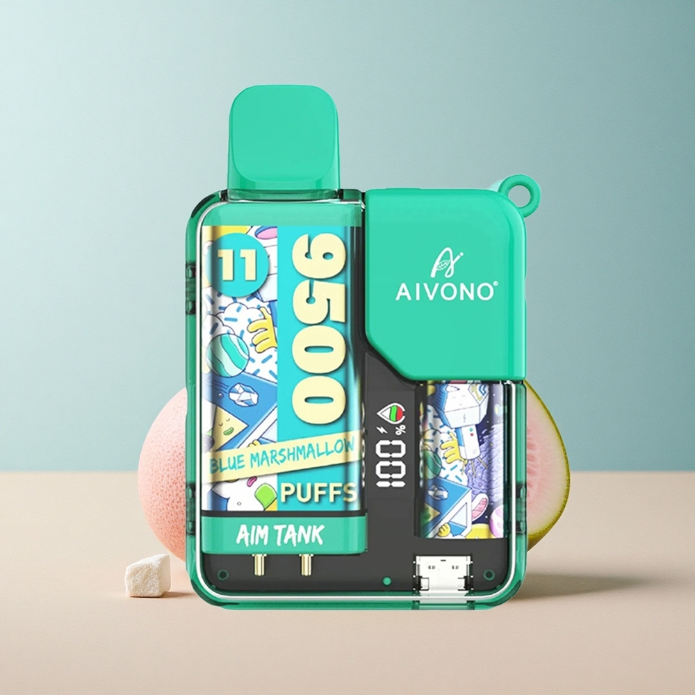 Aivono Aim Tank 9500 Kék Málna 650mAh 18ml Nikotin