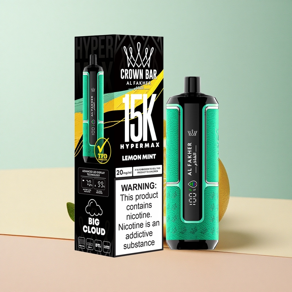 Al Fakher Crown Bar 15K Hypermax Citrom Mézes 22ml 600mAh