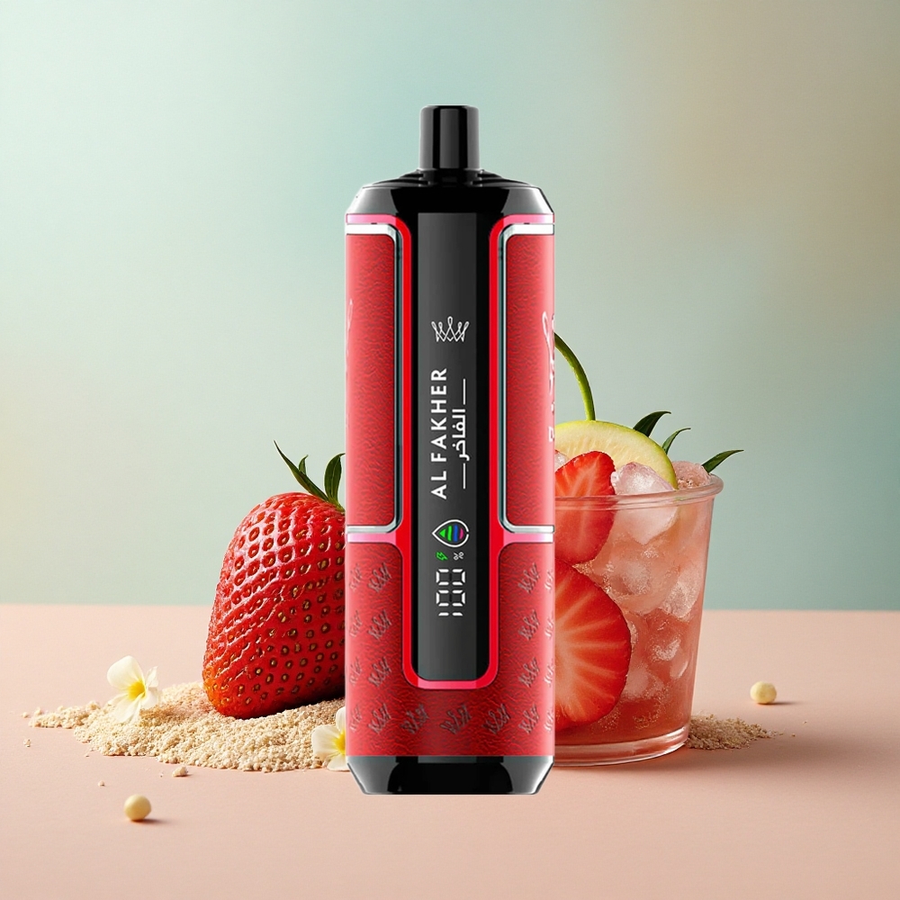 Al Fakher Crown Bar 15K Hypermax Eper Löket 22ml 600mAh Típus-C