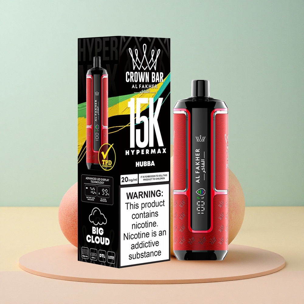 Al Fakher Crown Bar 15K Hypermax HubbA 22ml-es 600mAh-es Nikotin