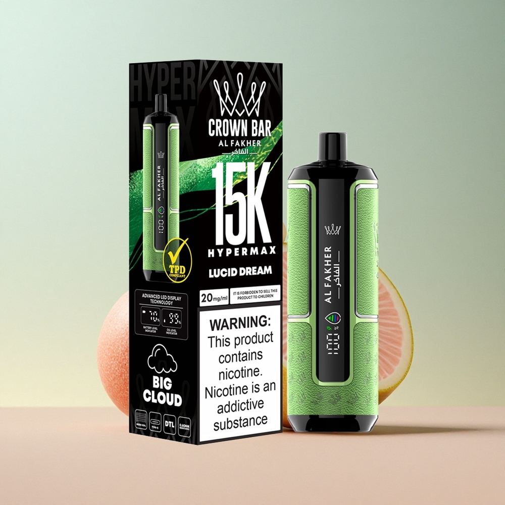 Al Fakher Crown Bar 15K Hypermax Álomfoszlás 22ml 600mAh Nikotin