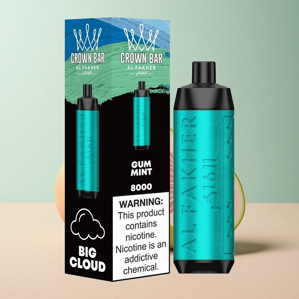 Al Fakher Crown Bar 8000 Crystal Bársonyos Mentol 600mAh