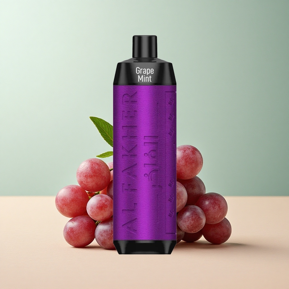 Al Fakher Crown Bar 8000 Crystal Szőlő Menta 600 mAh 18 ml Nikotin 5 mg