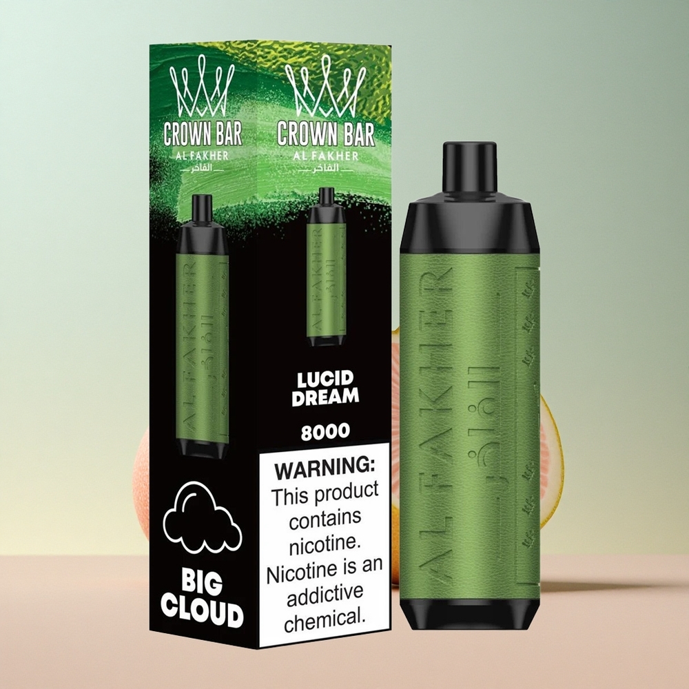 Al Fakher Crown Bar 8000 Crystal Álomkristály 600mAh 18ml Nikotin