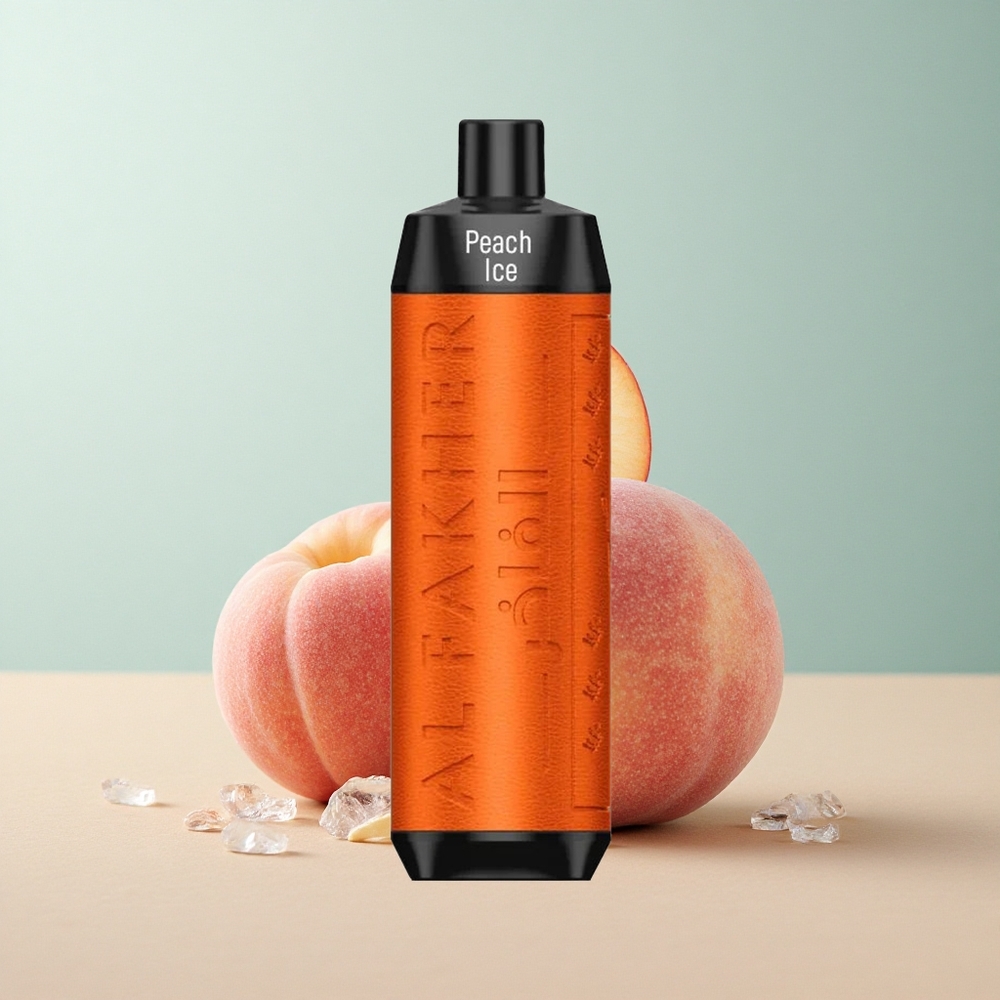 Al Fakher Crown Bar 8000 Crystal Őszibarack Jég 600mAh USB-C 18ml nikotin